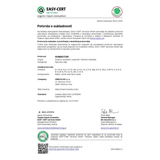 Slika Humastar tekuće organsko gnojivo 500 ml